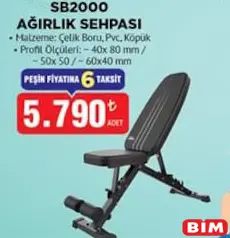VOİT SB2000 AĞIRLIK SEHPASI fiyat ve kampanya bilgisi